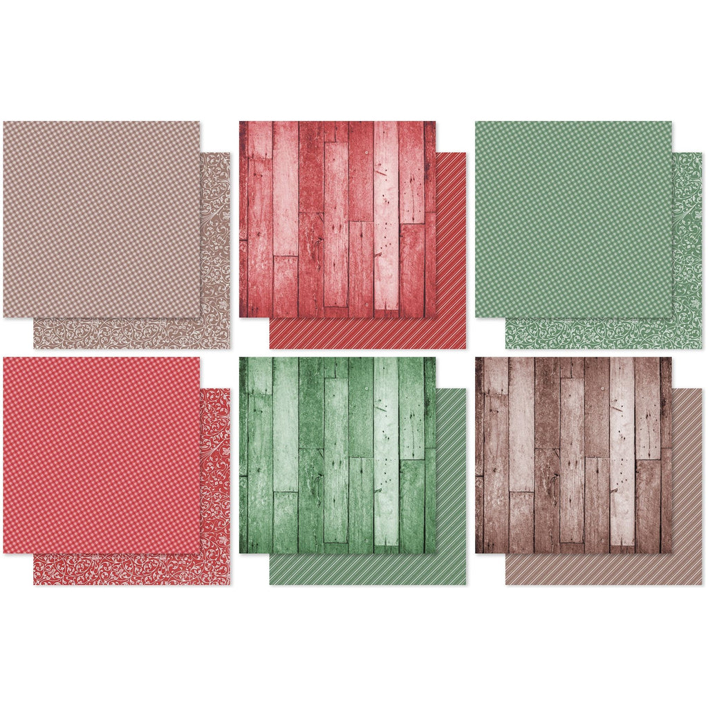 Paper Rose Merry Little Christmas Basics 6x6 Paper 30504 pages