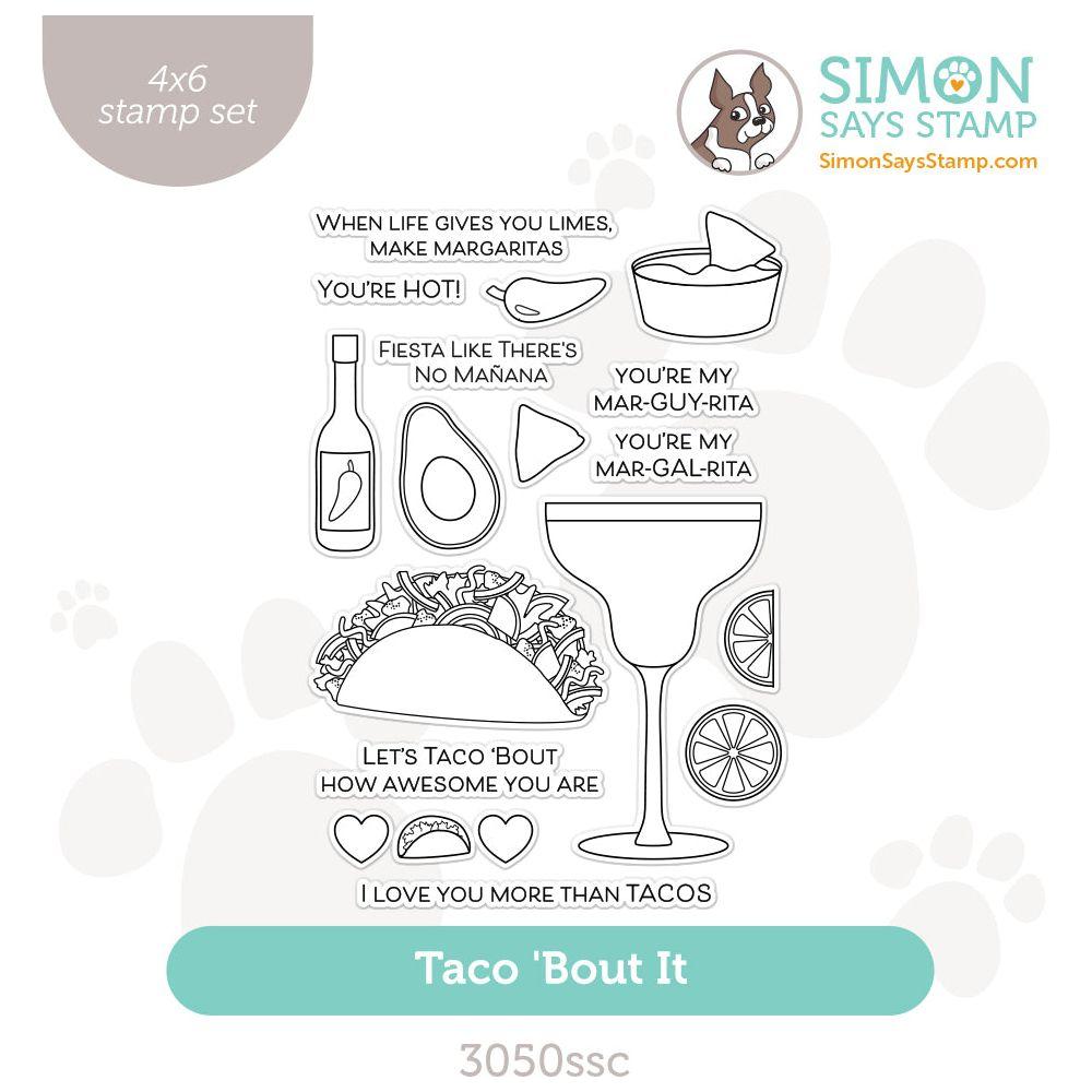 Simon Says Clear Stamps Taco Bout It 3050ssc Celebrate