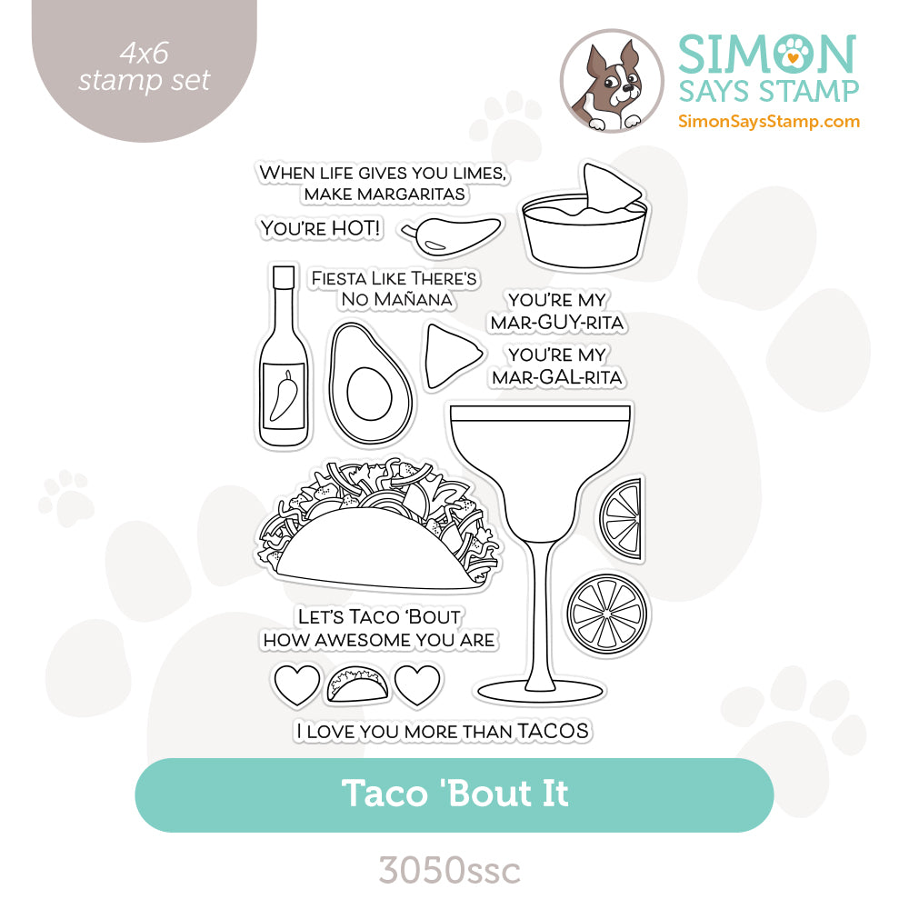 Simon Says Clear Stamps Taco Bout It 3050ssc Celebrate