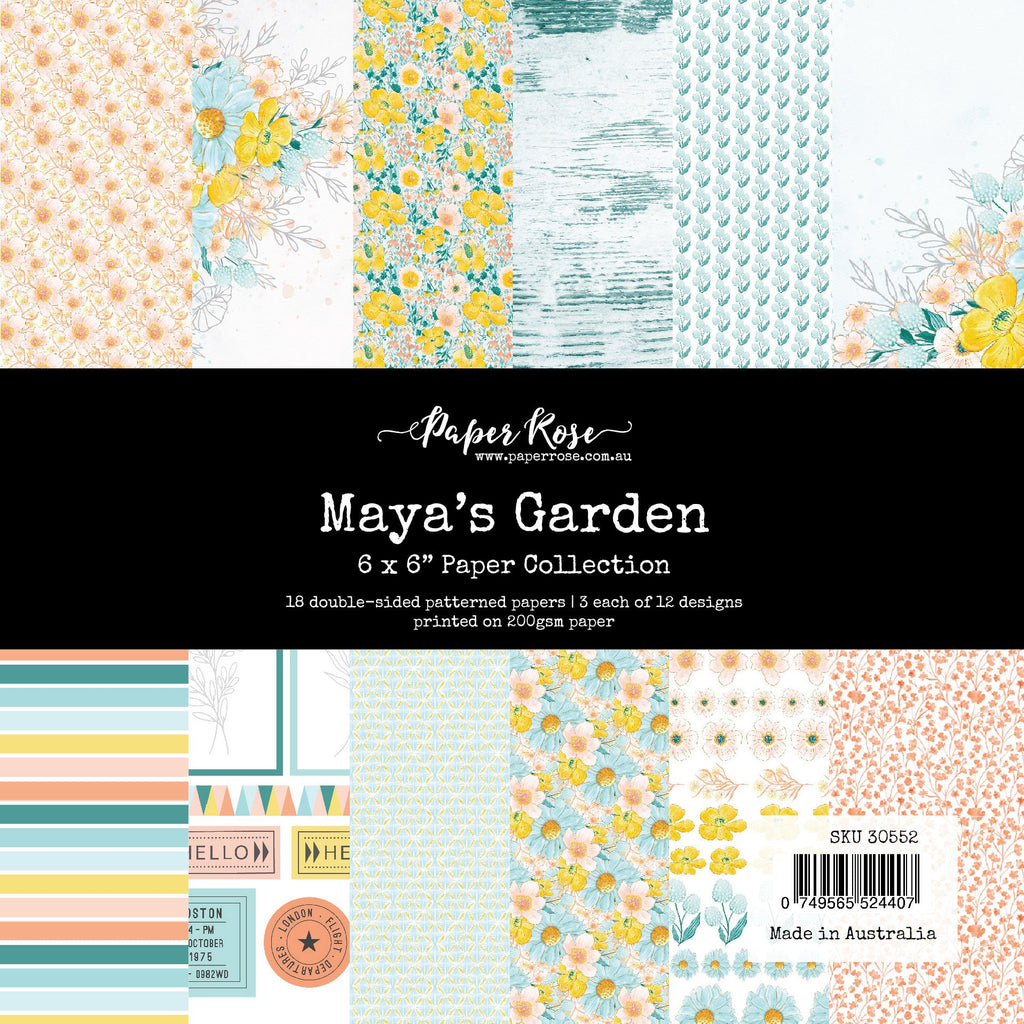 Paper Rose Maya's Garden 6x6 Paper 30528