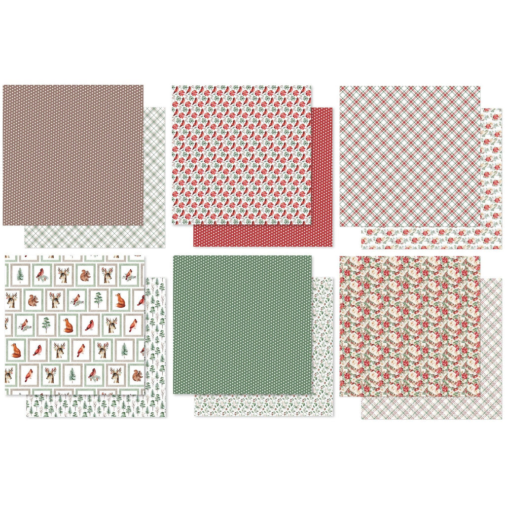 Paper Rose Merry Little Christmas Patterns 6x6 Paper 30552 pages