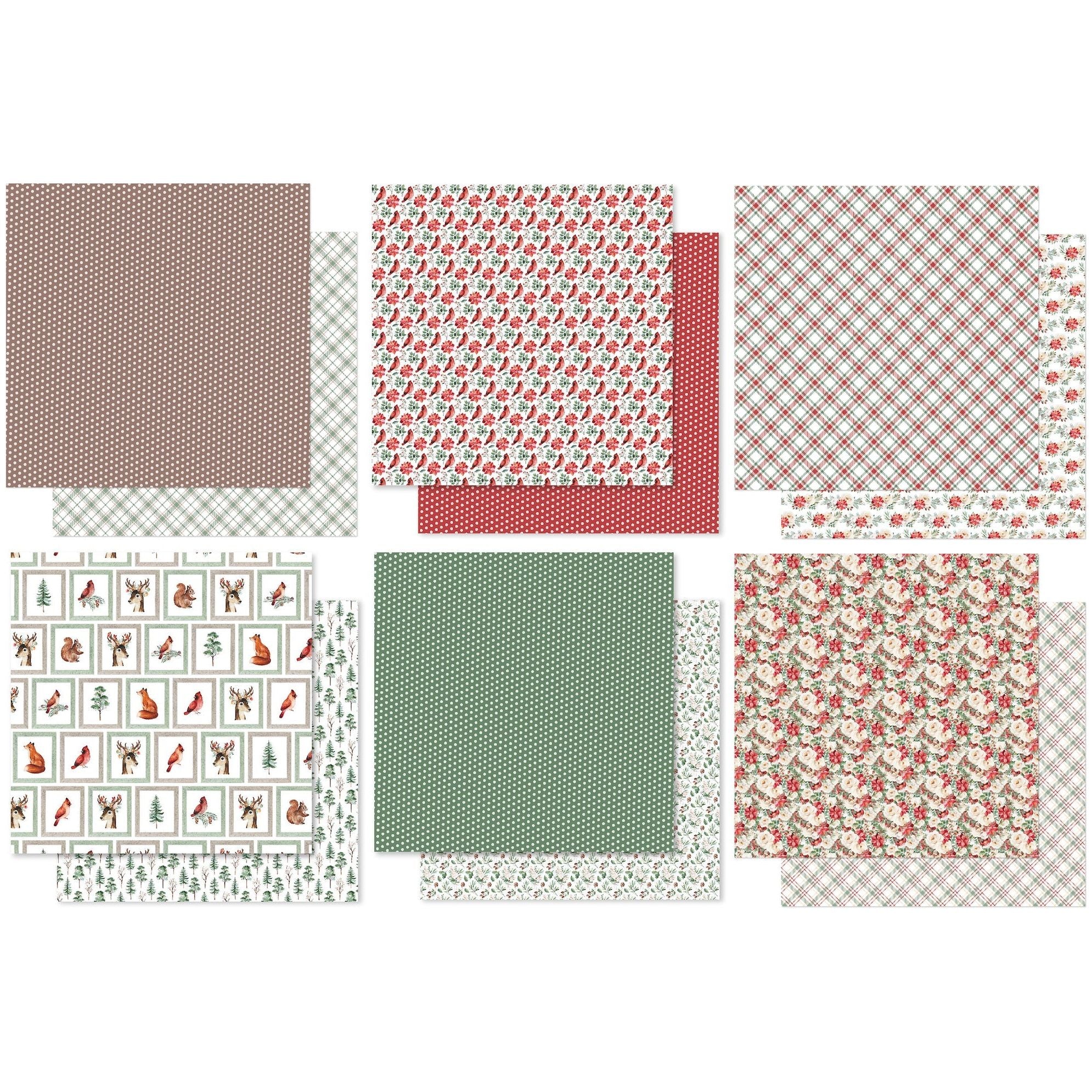Paper Rose Merry Little Christmas Patterns 6x6 Paper 30552 pages