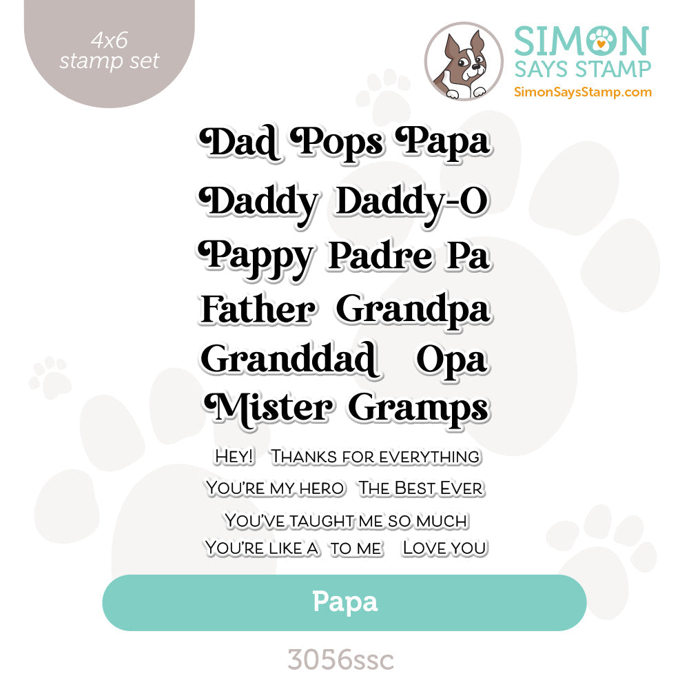 Simon Says Clear Stamps Papa 3056ssc Celebrate