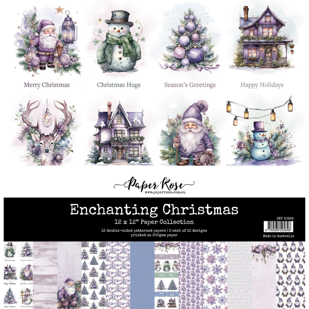 Paper Rose Enchanting Christmas 12 x 12 Paper 30939