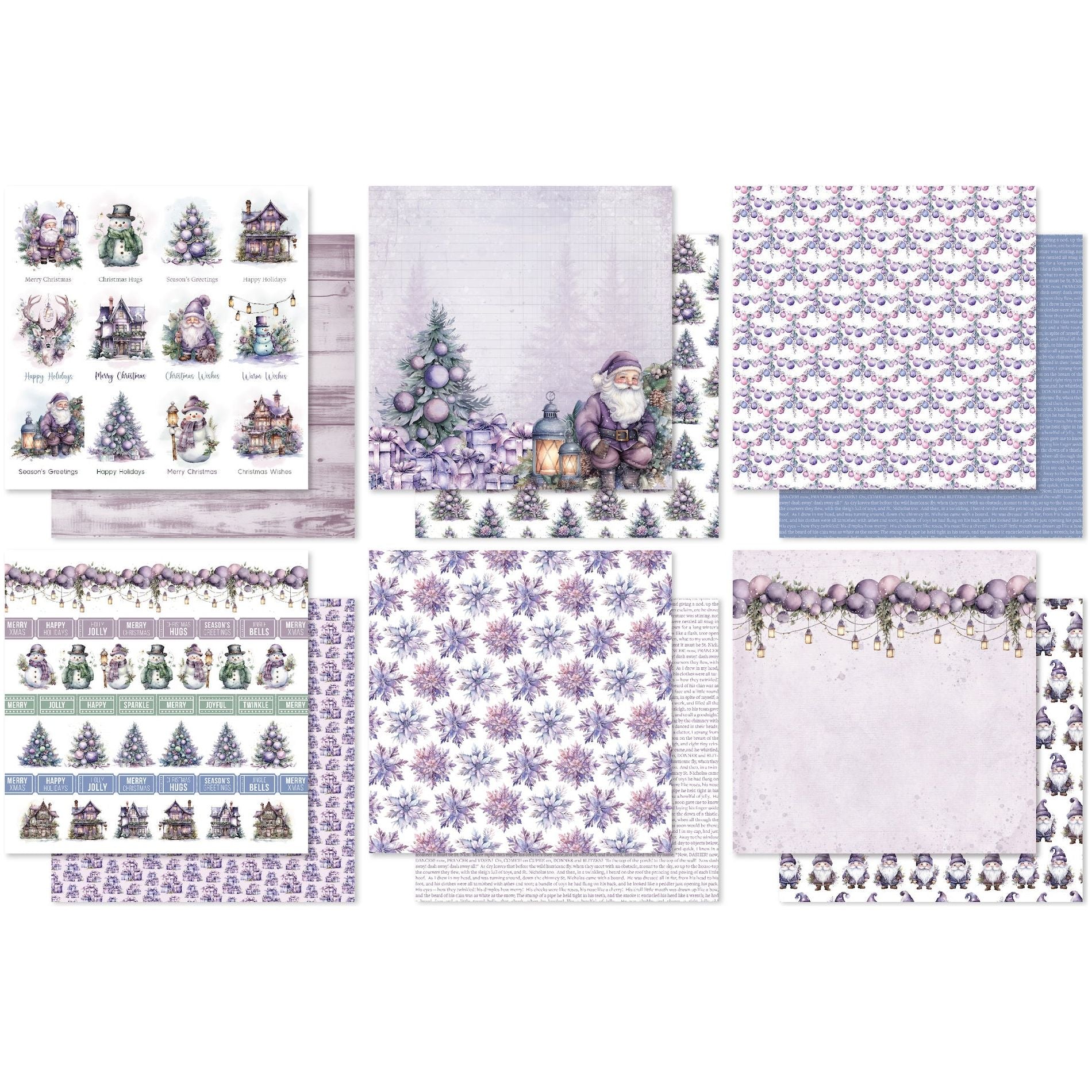 Paper Rose Enchanting Christmas 6x6 Paper 30959 pages