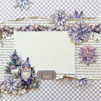 Paper Rose Enchanting Christmas Basics 12x12 Paper 30962 christmas hugs scrapbook page