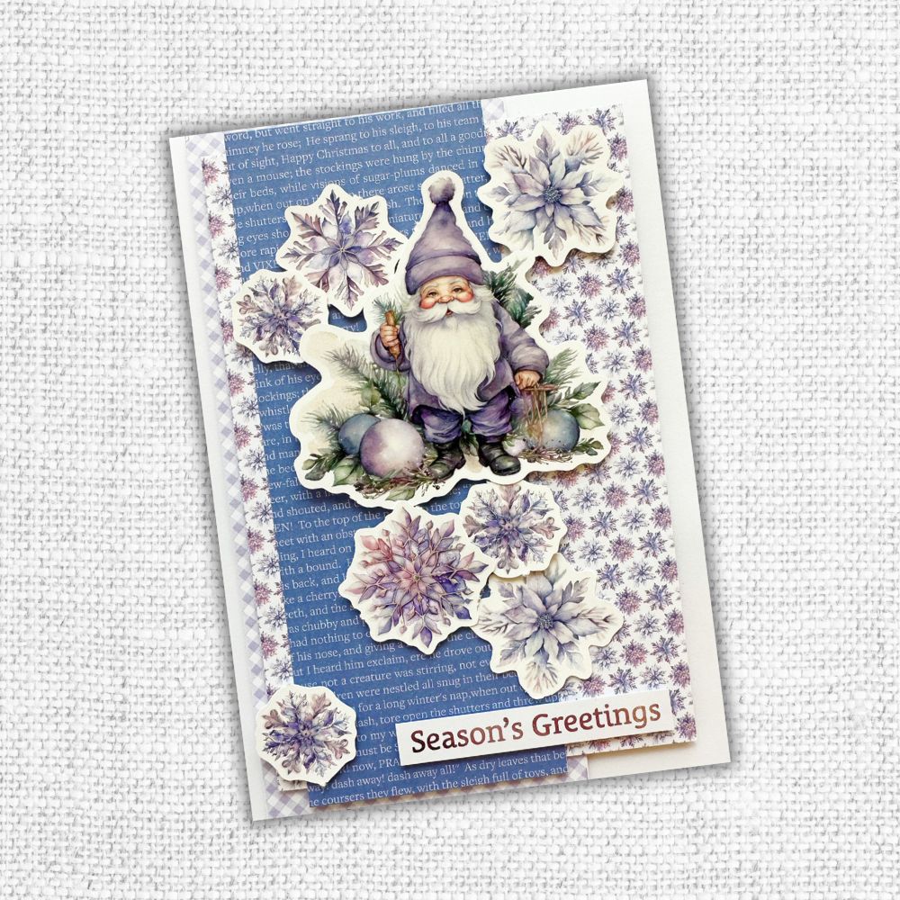 Paper Rose Enchanting Christmas Embossed Die Cuts 30989 season's greetings