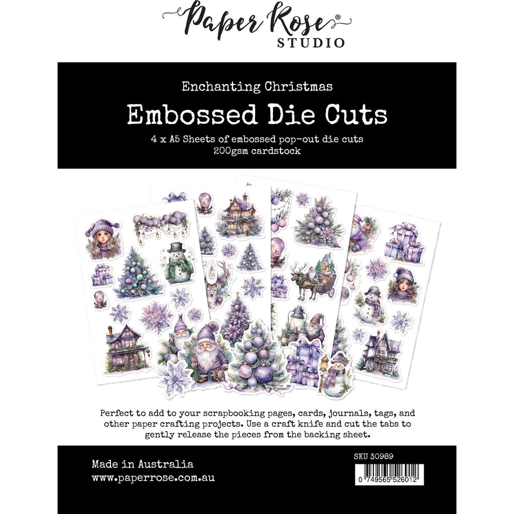 Paper Rose Enchanting Christmas Embossed Die Cuts 30989