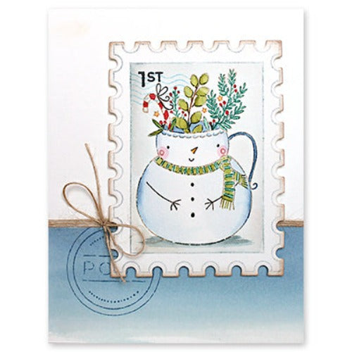 Penny Black Clear Stamps Mugs of Joy 31-002 snowman mug