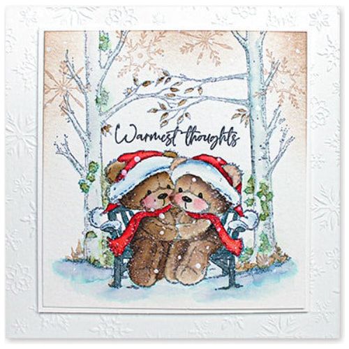 Penny Black Clear Stamps Christmas Comfort 31-007 warmest thoughts