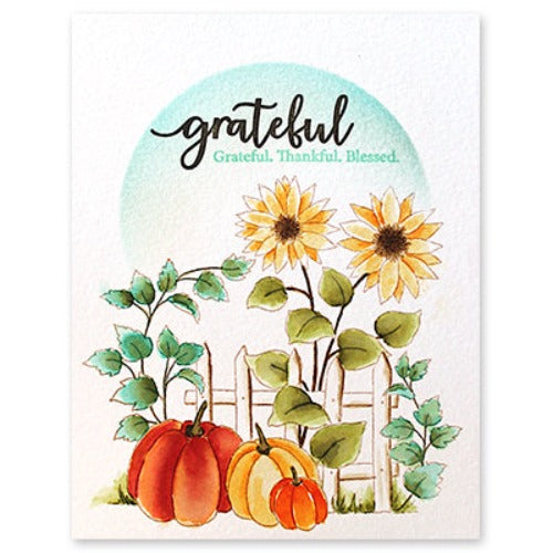 Penny Black Clear Stamps Grateful Builder 31-009 grateful