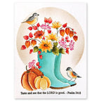 Penny Black Clear Stamps Blessed Builder 30-996 birds