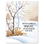 Penny Black Clear Stamps Scene Builder 31-016 snowflake