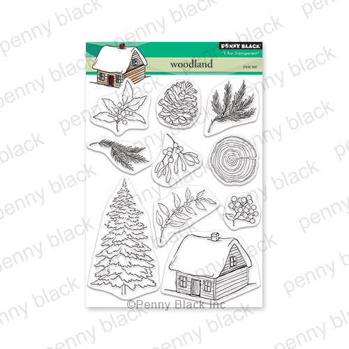 Penny Black Clear Stamps Woodland 31-019