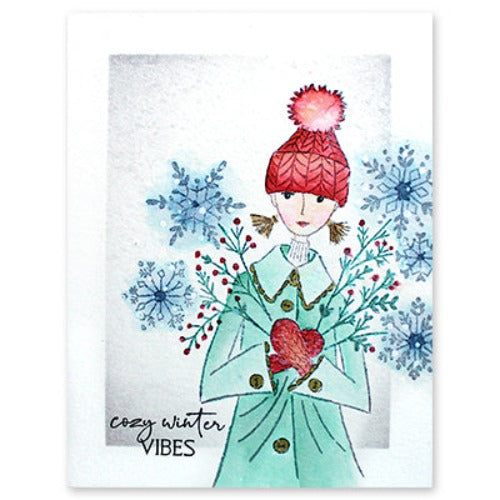 Penny Black Clear Stamps Snow Bouquet 31-020 snowflakes