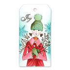 Penny Black Clear Stamps Snow Bouquet 31-020 tag