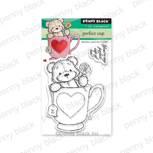 Penny Black Perfect Cup Clear Stamp Set