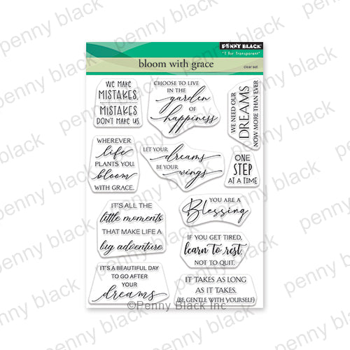 Penny Black Clear Stamps Bloom with Grace 31-041