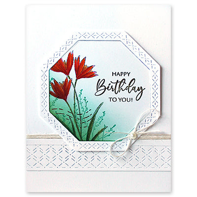 Penny Black Clear Stamps Nature's Jewels 31-048 birthday