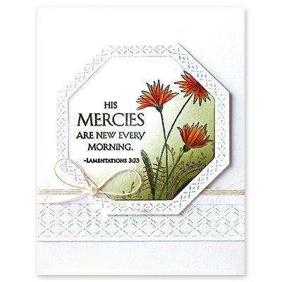 Penny Black Clear Stamps Nature's Jewels 31-048 orange flowers