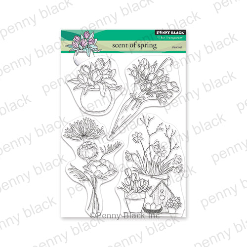 Penny Black Clear Stamps Scent of Spring 31-049