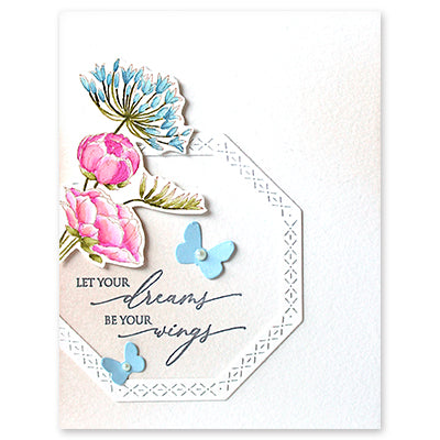 Penny Black Clear Stamps Scent of Spring 31-049 pink flowers