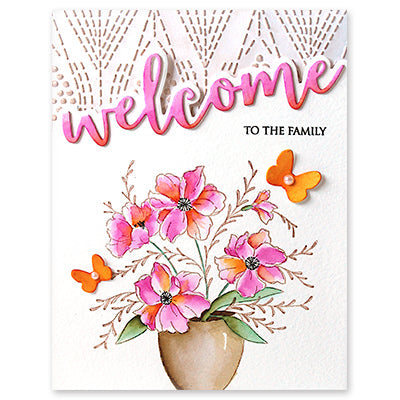 Penny Black Clear Stamps Captivate 31-050 welcome
