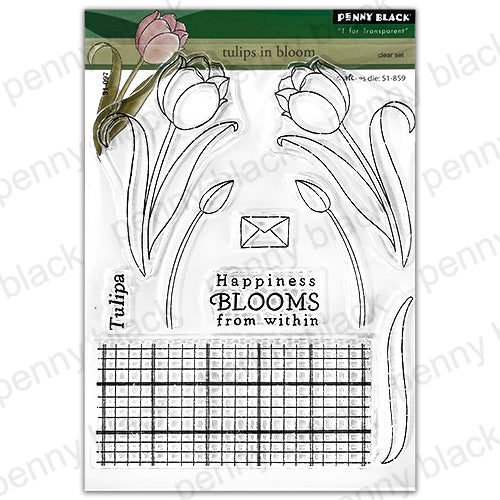 Penny Black Tulips In Bloom Clear Stamps 31-097