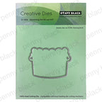 31-Penny Black Blooming Barrel Clear Stamp and Die Set image 2