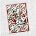 Paper Rose Christmas Gnomes Die Cuts 31082 merry christmas