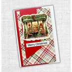 Paper Rose Christmas Shops Embossed Die Cuts 31088 merry christmas
