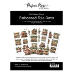Paper Rose Christmas Shops Embossed Die Cuts 31088