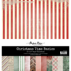 Paper Rose Christmas Time Basics 12x12 Paper 31094
