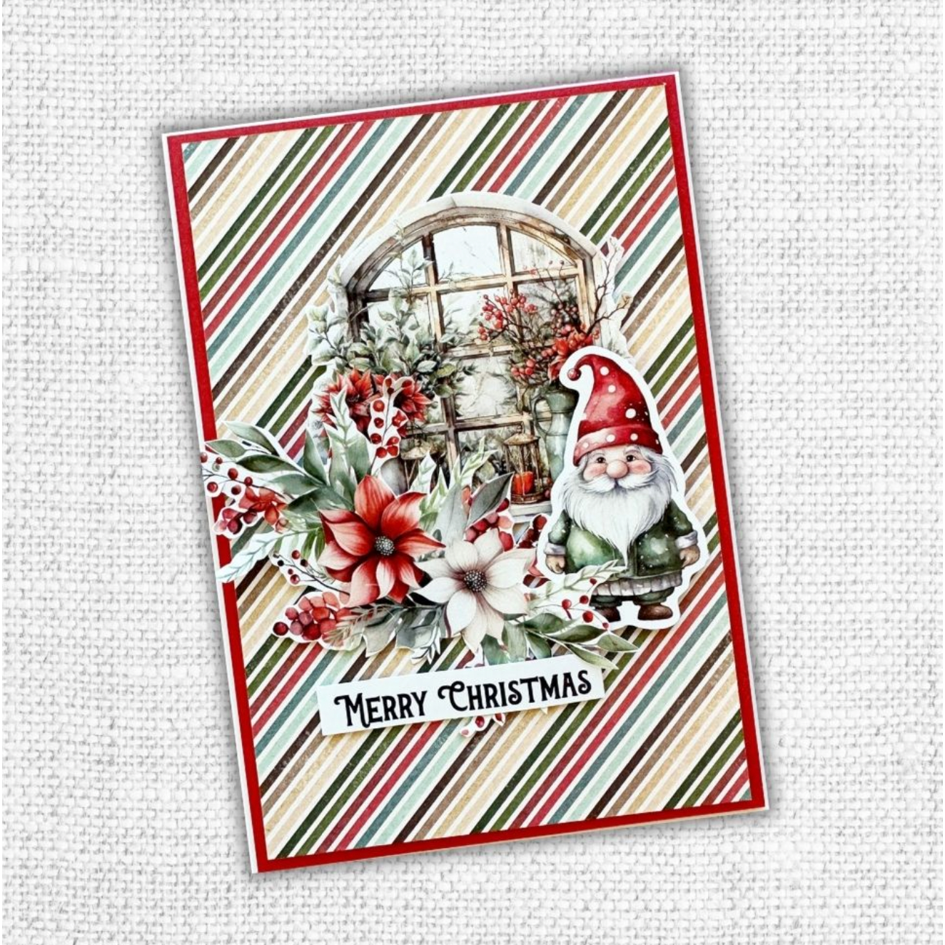 Paper Rose Christmas Time 6x6 Paper 31154 merry gnome