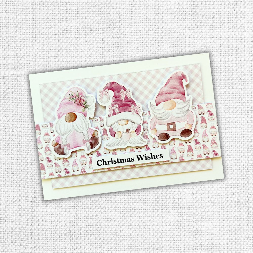 Paper Rose Sweet Christmas Treats Embossed Die Cuts 31229 gnome wishes