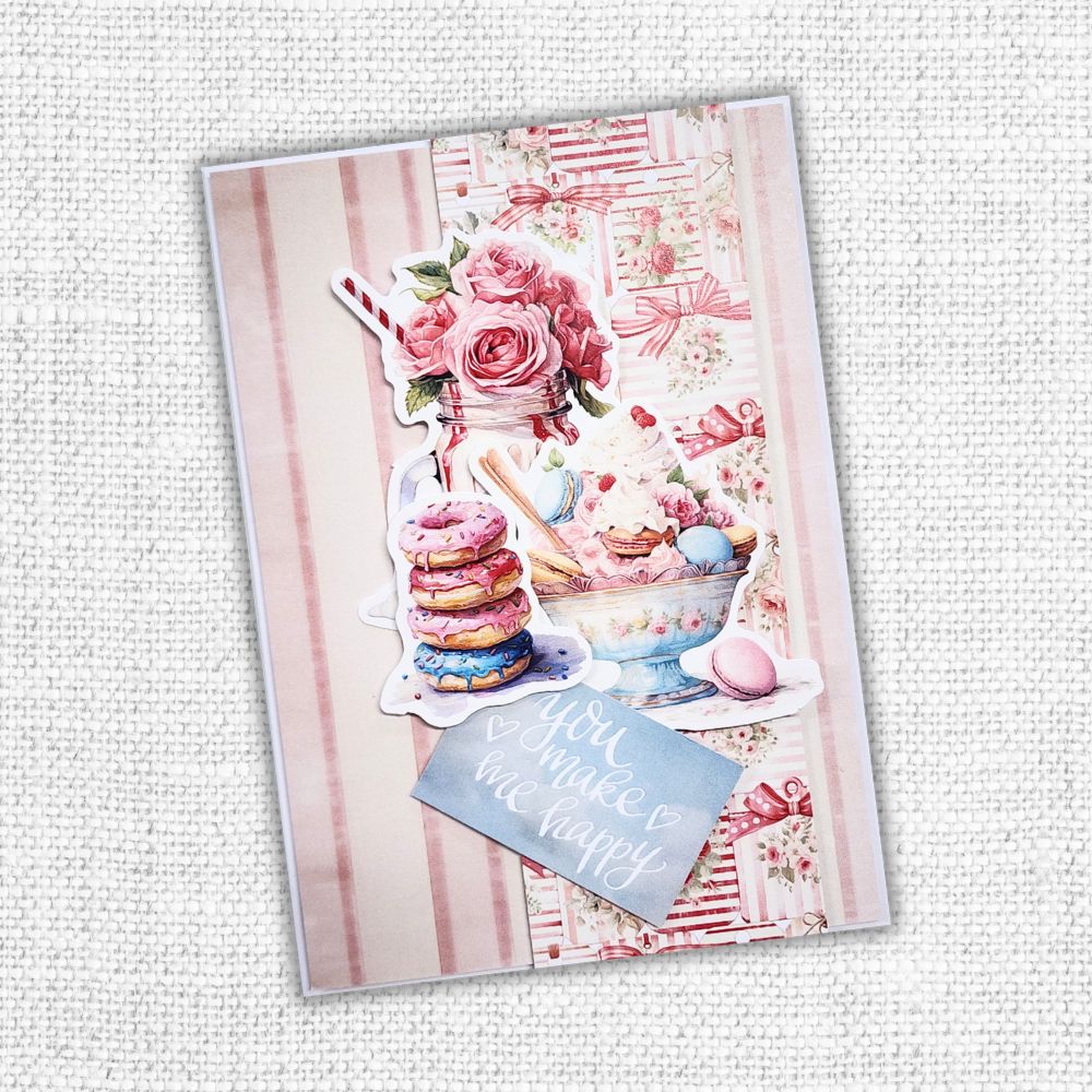 Paper Rose Candy Kisses 6x6 Paper 31461 make me happy