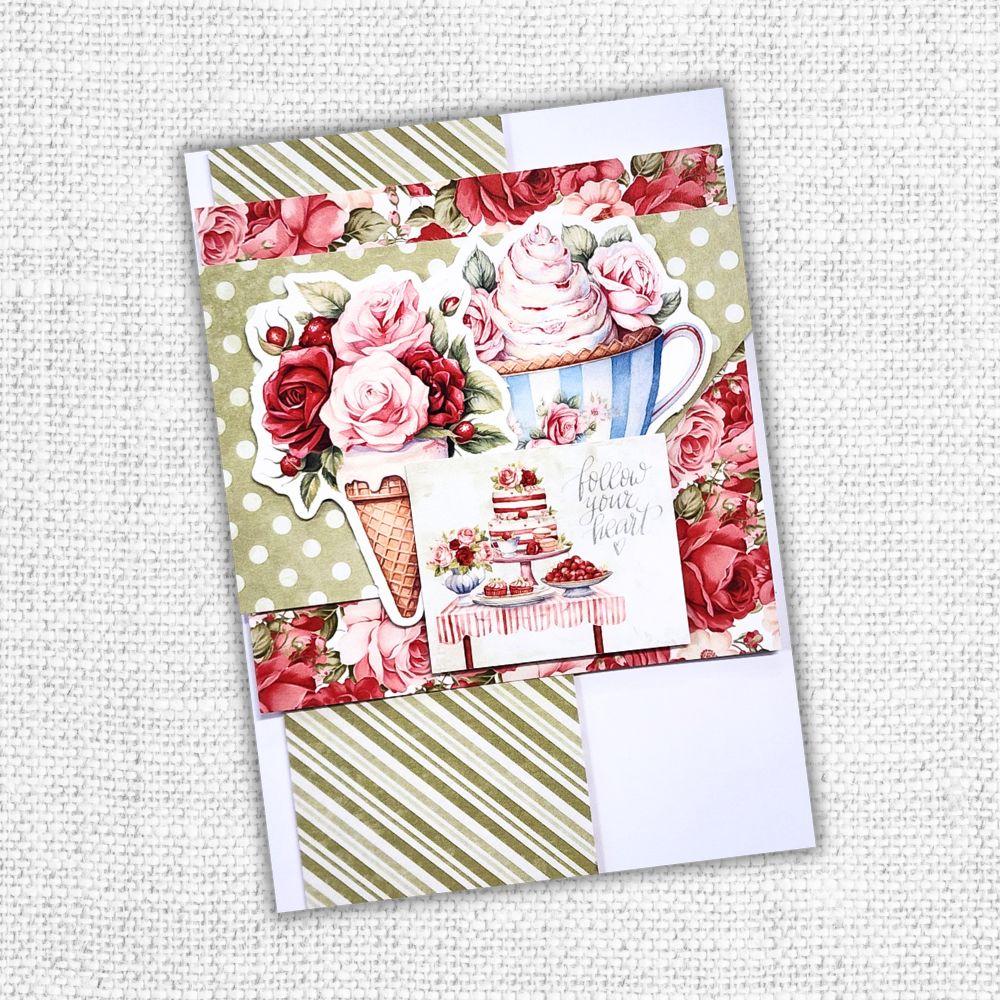 Paper Rose Candy Treats Embossed Die Cuts 31467 follow your heart