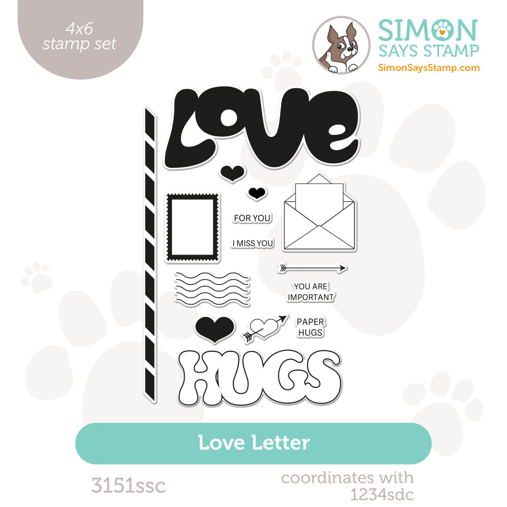 Simon Says Clear Stamps Love Letter 3151ssc To Love