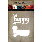 Paper Rose Layered Happy Inked Large Dies 31584