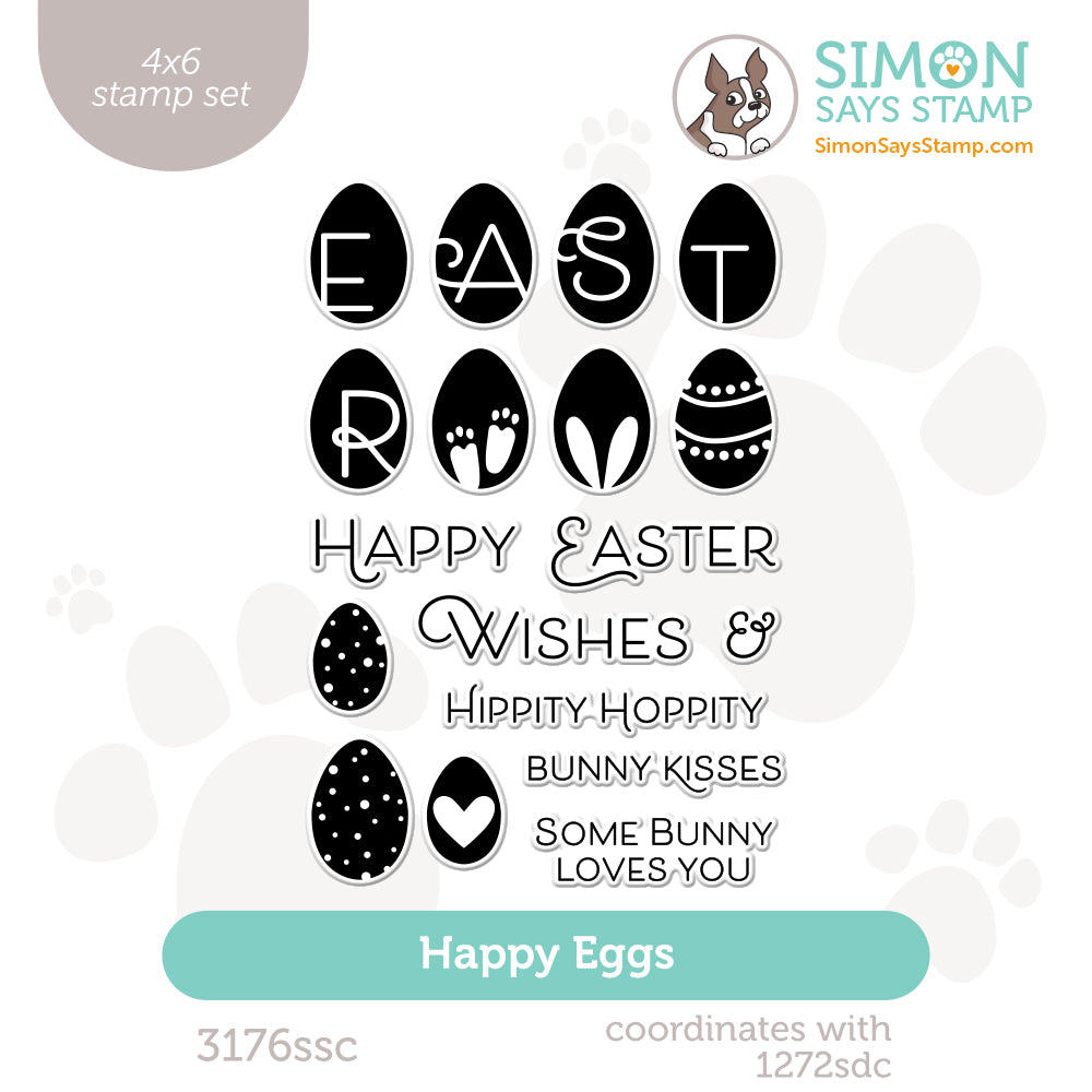 Simon Says Clear Stamps Happy Eggs 3176ssc Rain or Shine