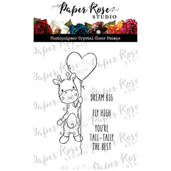 Paper Rose Valentine Giraffe stamp Paper Rose Valentine Giraffe stamp