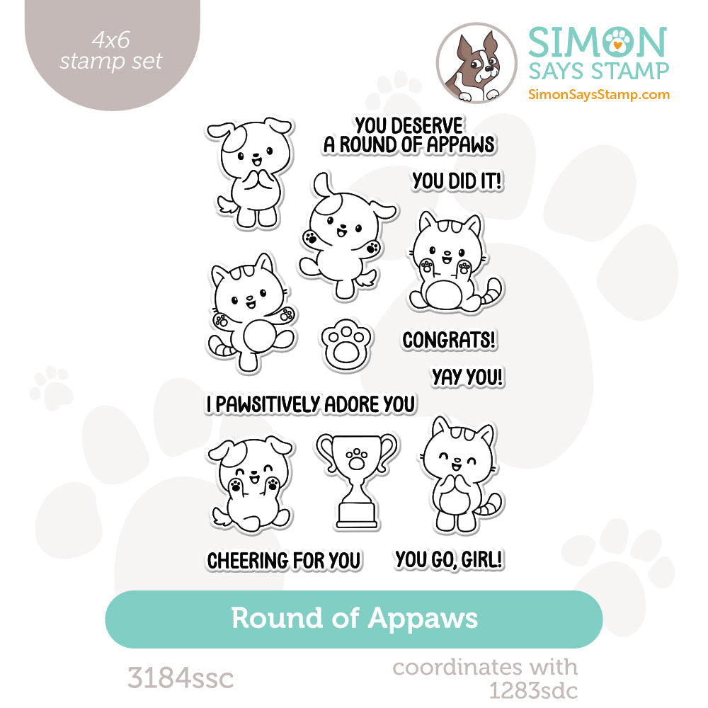Simon Says Clear Stamps Round of Appaws 3184ssc Favorite Things
