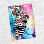 Paper Rose Inky Colour 6x6 Paper 31896 happy birthday
