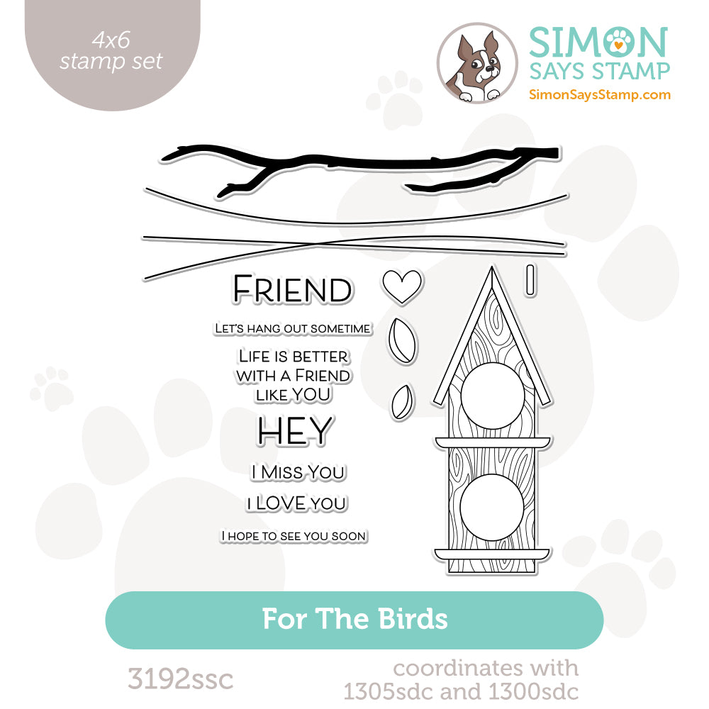 Simon Says Clear Stamps For the Birds 3192ssc Friend Like You