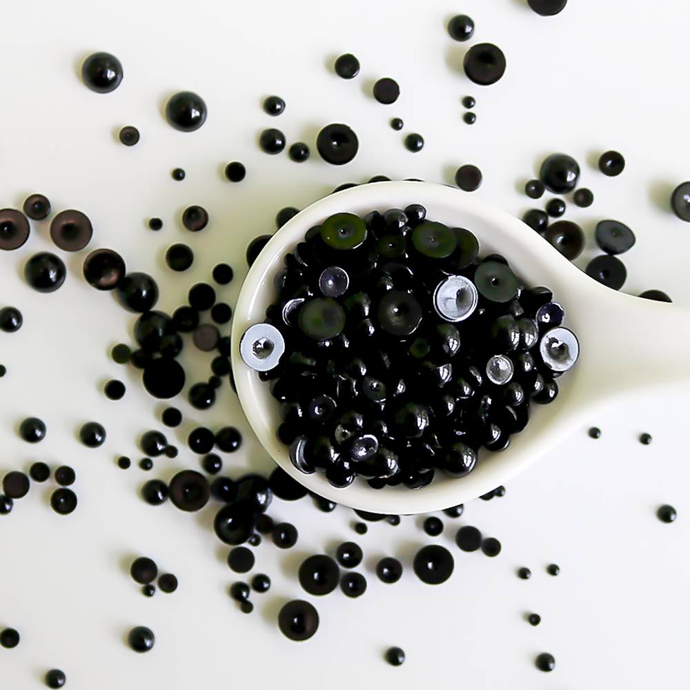 This Calls For Confetti Raven Bead Embellishments