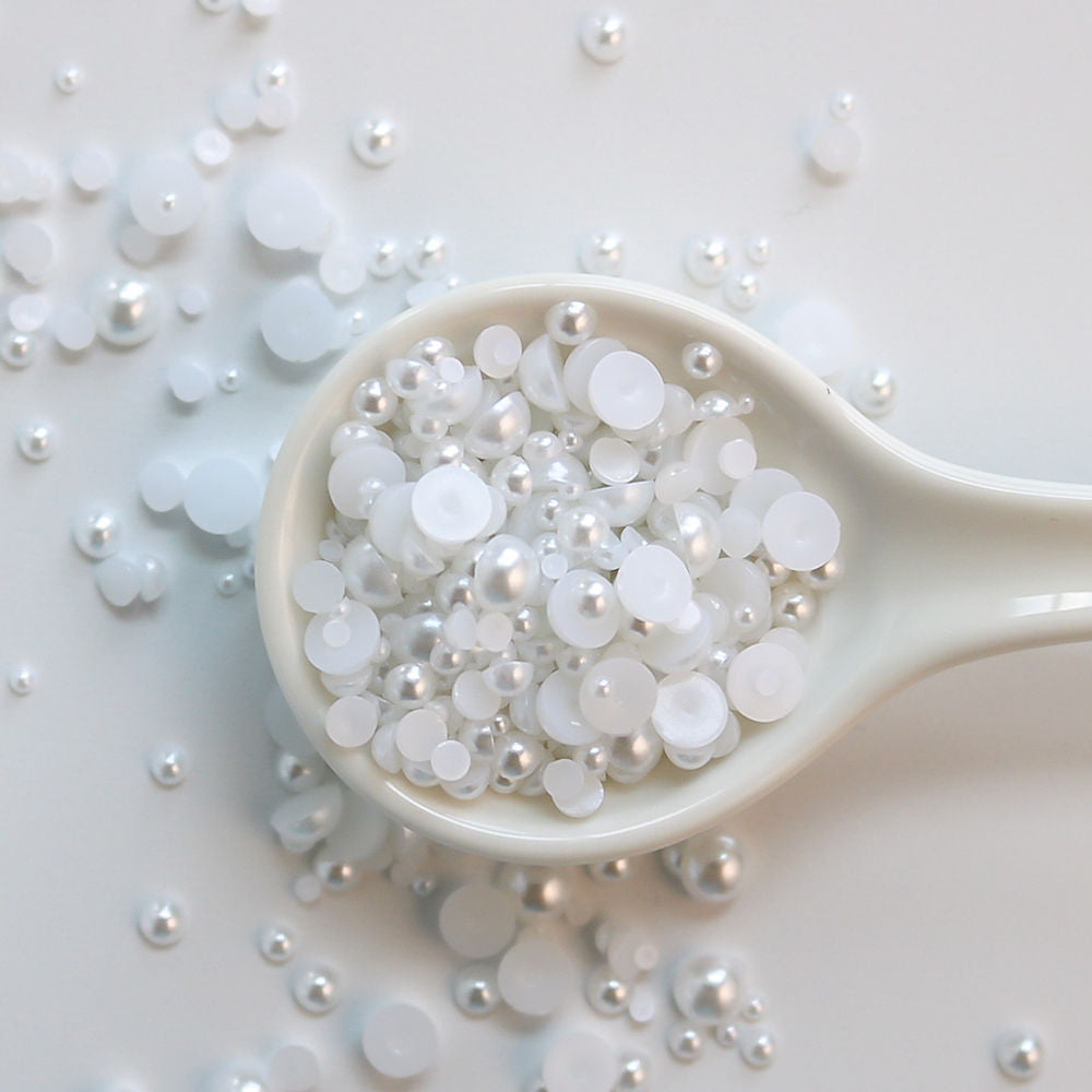 This Calls For Confetti White Pearl Embellishments