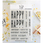 This Calls For Confetti Happy Sentiments Clear Stamps