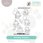 Simon Says Clear Stamps Birthday Dragons 3201ssc Moments in Time