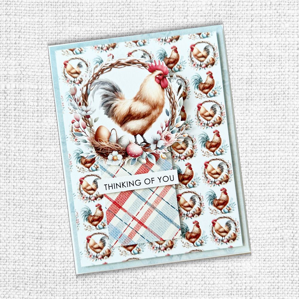 Paper Rose Farmhouse Friends Background 6x6 Paper 32022 thinking of you