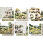 Paper Rose Farmhouse Friends Background 6x6 Paper 32022 sheets